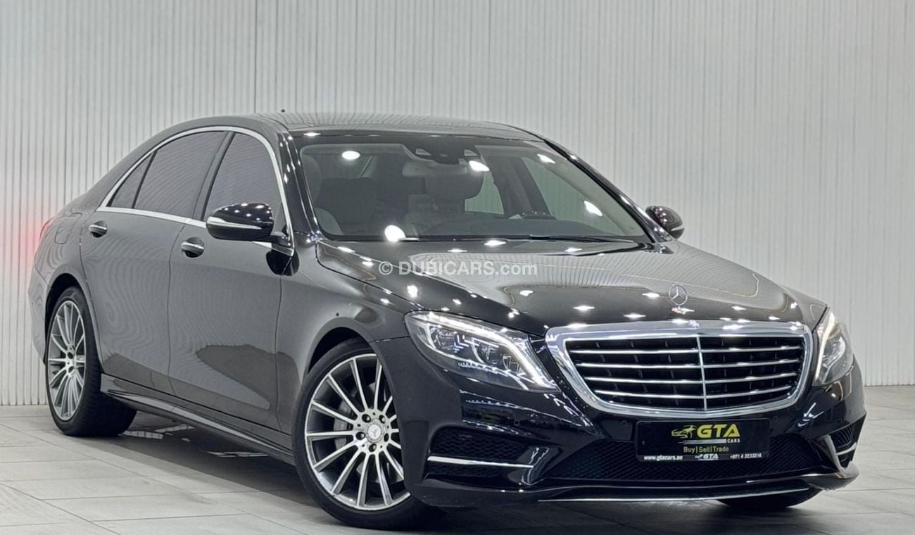 مرسيدس بنز S 400 std 3.0L 2015 Mercedes Benz S400 AMG, Full Service History, Fully Loaded, GCC