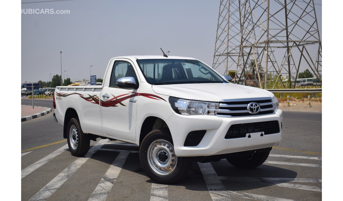 تويوتا هيلوكس SINGLE CAB PICKUP 2.7L PETROL 4WD PWR MANUAL TRANSMISSION