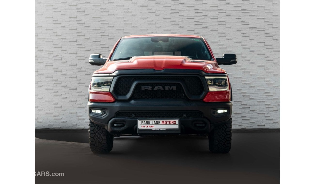 RAM 1500 AED 3,460 PM • RAM 1500 REBEL LUXURY 5.7L HEMI® V8 • ONLY 13,000 KMS • DODGE WARRANTY + SERVICE PLAN