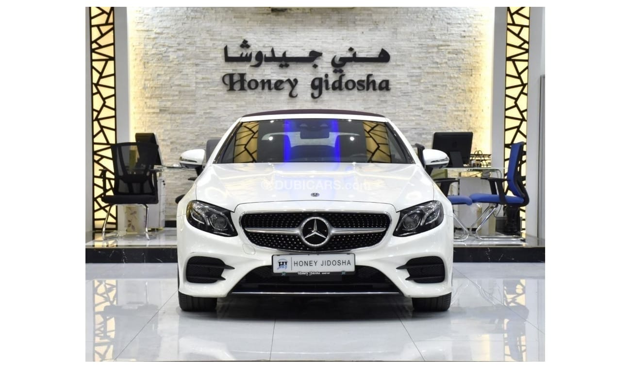 مرسيدس بنز E 400 EXCELLENT DEAL for our Mercedes Benz E400 4Matic CONVERTIBLE ( 2018 Model ) in White Color Japanese