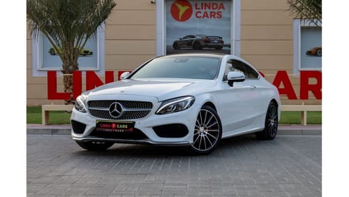 مرسيدس بنز C 200 كوبيه Mercedes-Benz C200 Coupe AMG Pack 2017 GCC under Warranty with Flexible Down-Payment.