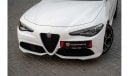 Alfa Romeo Giulia | 3,427 P.M  | 0% Downpayment | Perfect Condition!