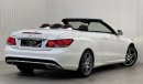 مرسيدس بنز E 250 Std 2015 Mercedes Benz E250 AMG Cabriolet, Full Options, Excellent Condition, GCC