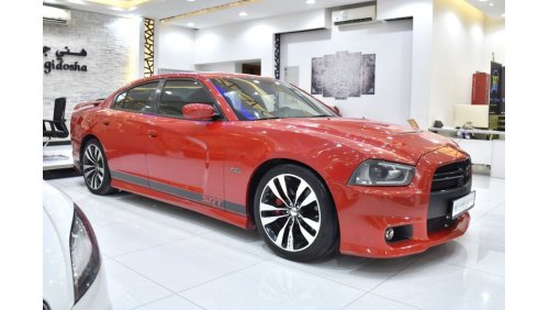 Dodge Charger EXCELLENT DEAL for our Dodge Charger SRT8 6.4 HEMI ( 2014 Model ) in Red Color GCC Specs