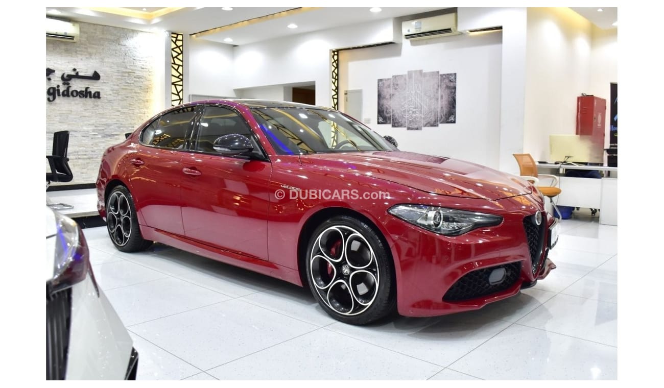 Alfa Romeo Giulia EXCELLENT DEAL for our Alfa Romeo Giulia Q2 Veloce ( 2023 Model ) in Red Color GCC Specs