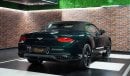 Bentley Continental GTC | Brand New | 2023 | Viridian Green | Fully Loaded