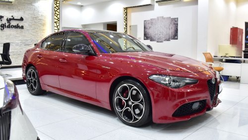 ألفا روميو جوليا EXCELLENT DEAL for our Alfa Romeo Giulia Q2 Veloce ( 2023 Model ) in Red Color GCC Specs