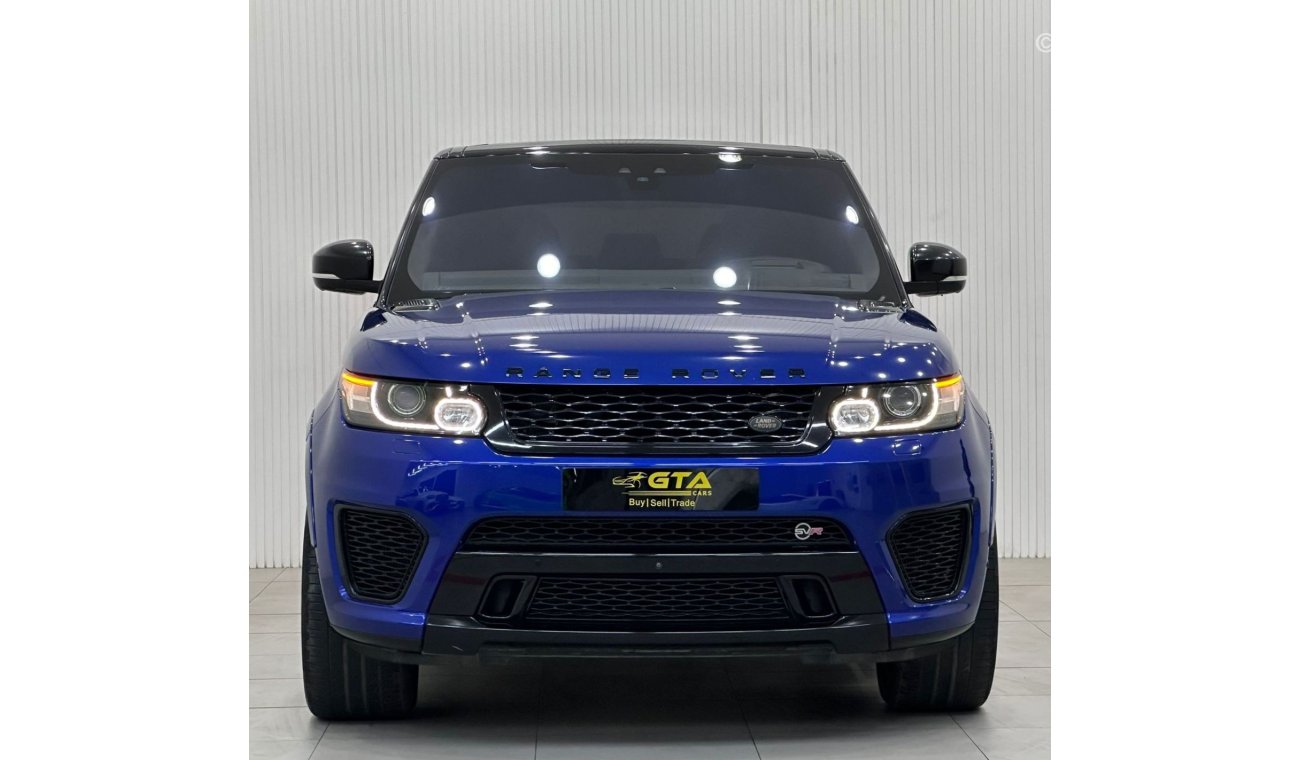 لاند روفر رانج روفر سبورت أس في آر 2017 Range Rover Sport SVR, Sep 2025 Range Rover Warranty, Carbon Fiber Package, Full Options, GCC