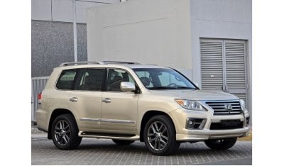 Lexus LX570 Platinum LEXUS LX-570 2014 GCC ORGINAL PAINT // ACCIDENT FREE // PERFECT CONDITION