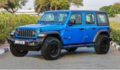 Jeep Wrangler Unlimited Sport S Turbo , 2024 GCC , 0Km , With 5 Years Warranty & 3 Years Service @Official Dealer