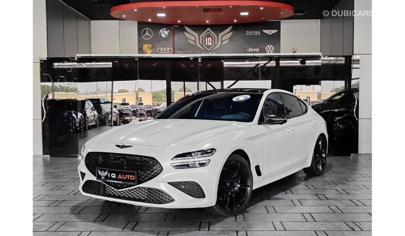 Genesis G70 AED 2,300 P.M | 2023 GENESIS G70 | PLATINUM | AGENCY WARRANTY | SERVICE CONTRACT | GCC | SUNROOF