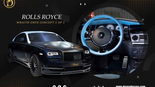 Rolls-Royce Wraith Onyx Concept | 1 of 1 | Negotiable Price | 3 Years Warranty + 3 Years Service