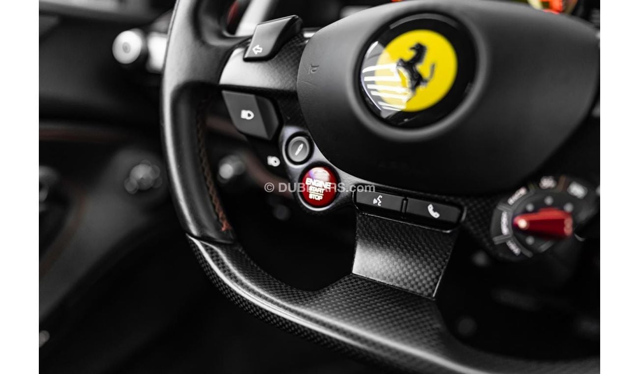 Ferrari F8 Tributo 3.9T V8 AL TAYER WARRANTY SEP 2025 + SERVICE SEP 2027 | GCC | FULL CARBON INT-EXT | F8 TRIBUTO