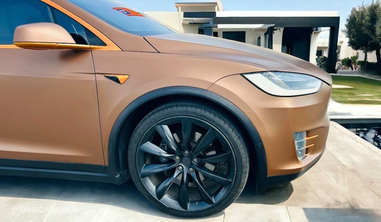 Tesla Model X AED 2480 PM | TESLA MODEL X100D 2017 | GCC | FIRST OWNER | Full Service History | No Accidents