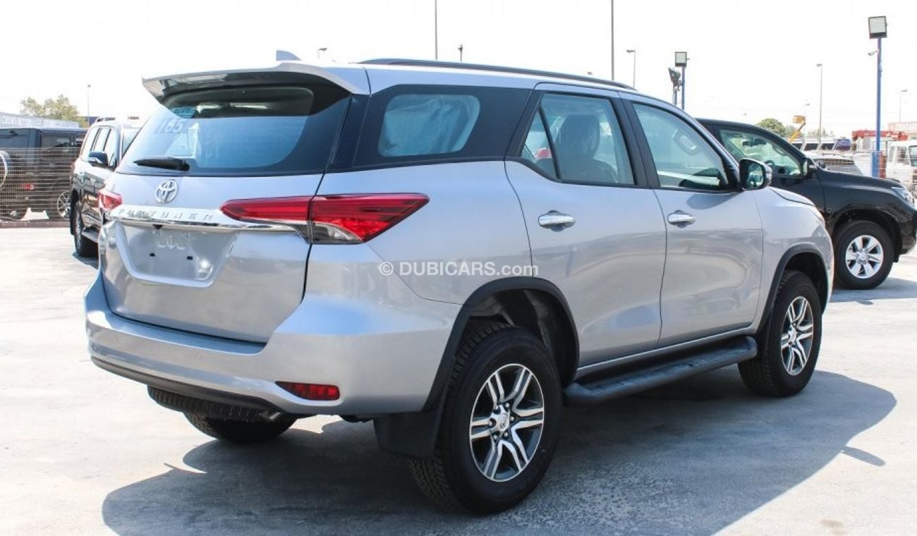 Toyota Fortuner 2.7L Petrol With Leather Seats and TV Silver Color