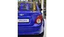 شيفروليه سونيك EXCELLENT DEAL for our Chevrolet Sonic ( 2012 Model ) in Blue Color GCC Specs