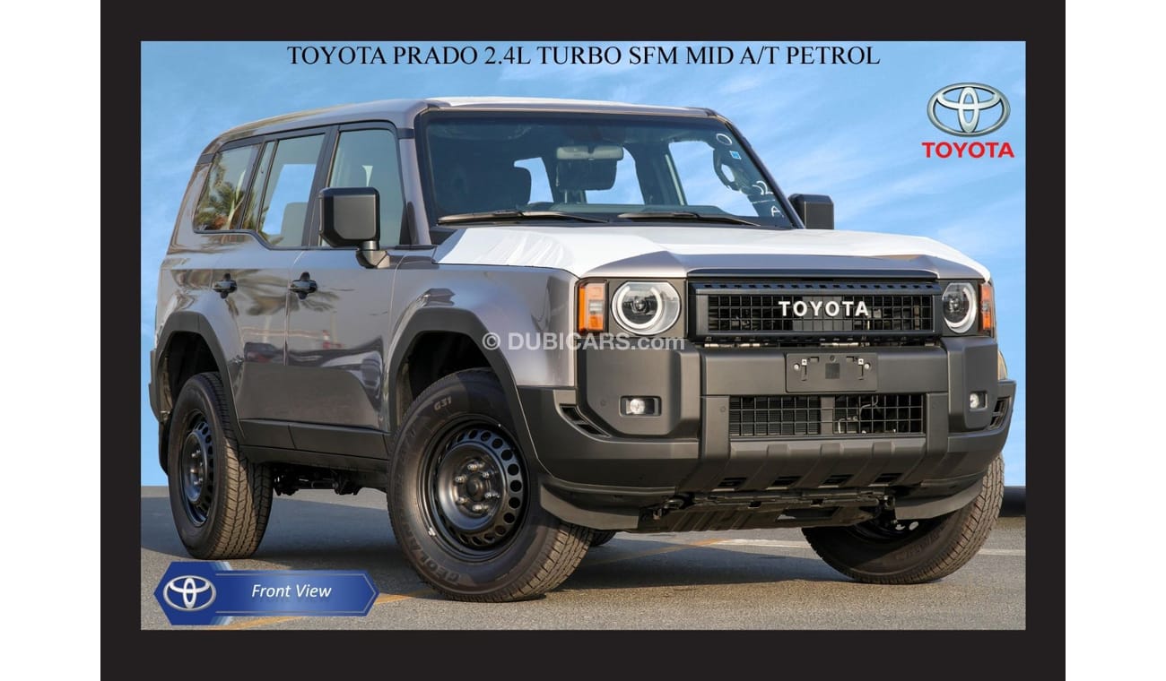 تويوتا برادو TOYOTA PRADO 2.4L TURBO SFM MID A/T PTR 2024 Model Year Export Only