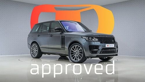 Land Rover Range Rover P510 Vogue SE SVO - AED 5,365 P/M - 2 Years Warranty