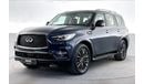 Infiniti QX80 Luxe Sensory ProActive - Black Edition | 1 year free warranty | 0 Down Payment