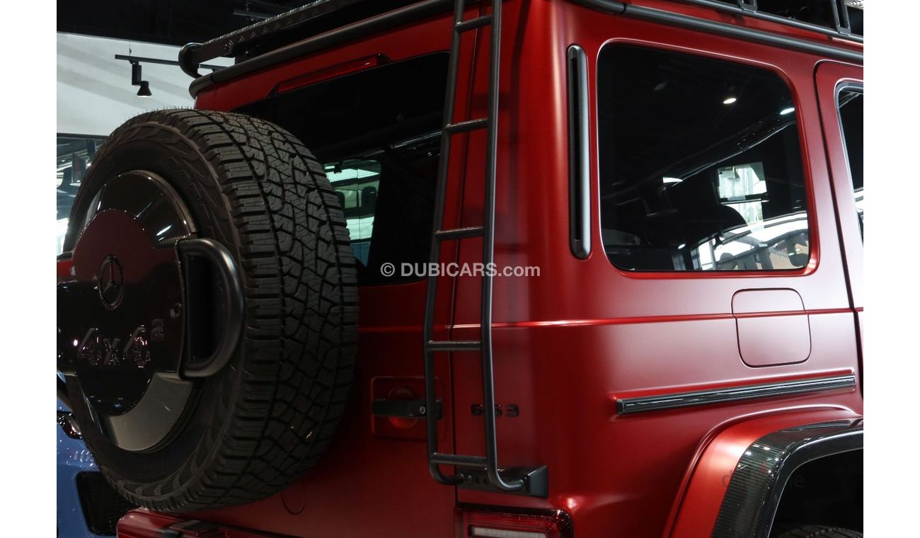 Mercedes-Benz G 63 AMG 4X4² BRAND NEW MERCEDES - BENZ G63 4X4 SQUARED 2023 RED MATE COLOR