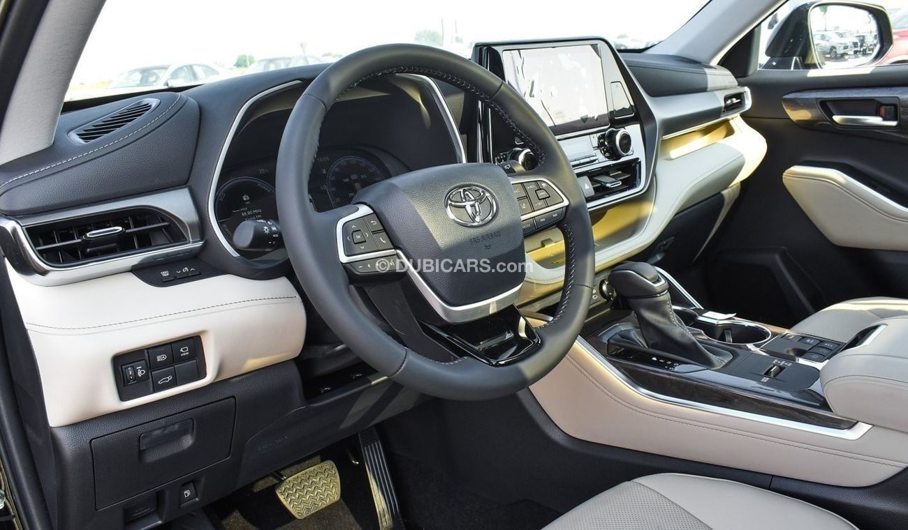 Toyota Highlander For Export Only !Brand New Toyota Highlander Hybrid HL25-LTD | 2.5L | Black / Beige | 2023