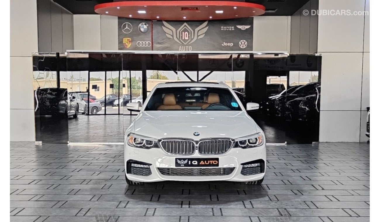 BMW 520i m sport AED 1,500 P.M | 2018 BMW 520I M-SPORT | UNDER WARRANTY | GCC | 2.0L | SUNROOF | TWIN POWER T