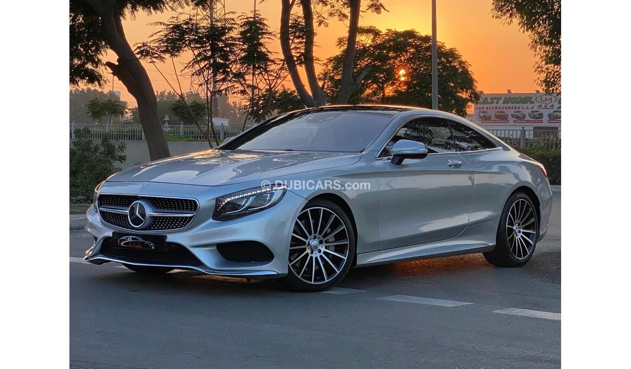 مرسيدس بنز S 500 كوبيه MERCEDES S500 COUPE 4 MATIC 2016 GCC IN LOW MILEAGE PERFECT CONDITION