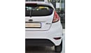 Ford Fiesta AMAZING Ford Fiesta 2013 Model!! in White Color! GCC Specs