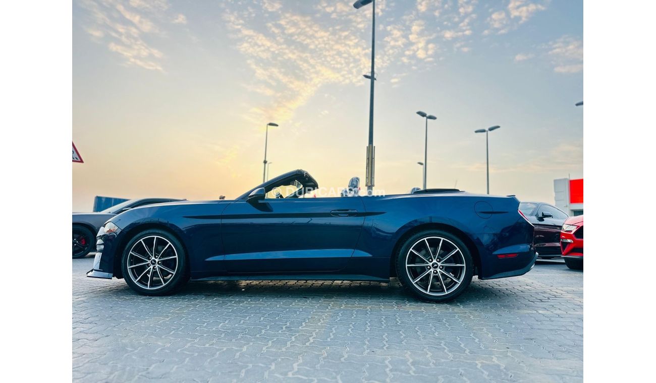 Ford Mustang EcoBoost Convertible | Monthly AED 1150/- | 0% DP | Blindspot | Memory Seats | # 72721