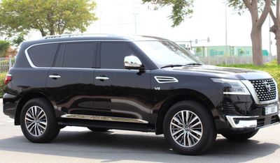 Nissan Patrol LE Platinum City GCC SPECS UNDER AGENCY  UNLIMITED KM WARRANTY