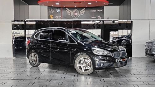 BMW 218i Active Tourer AED 1,999 P.M | 2015 BMW 218i TOURER SPORT | FULL PANORAMIC VIEW | LEATHER | GCC | 1.5