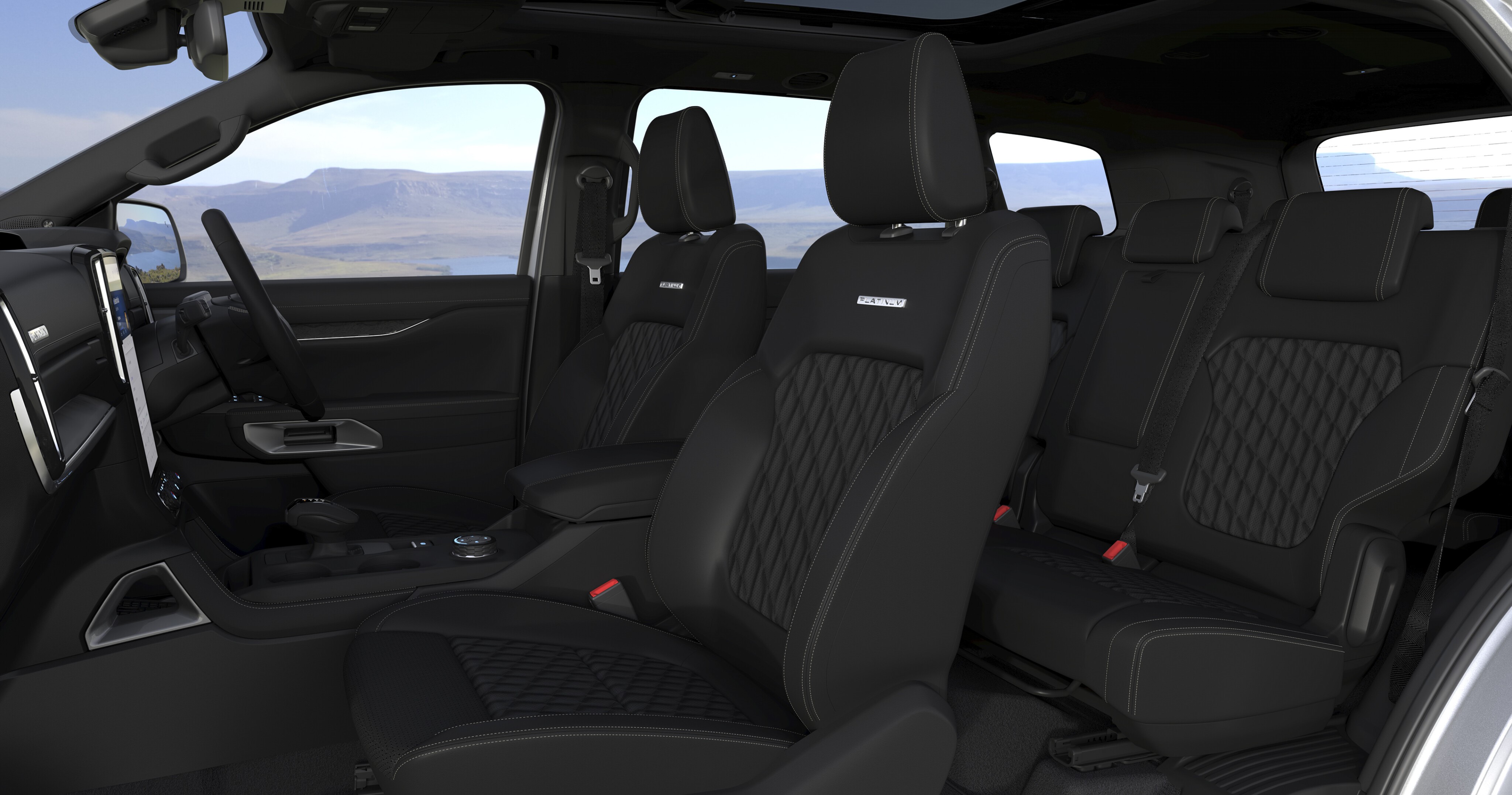 Ford Everest interior - Seats