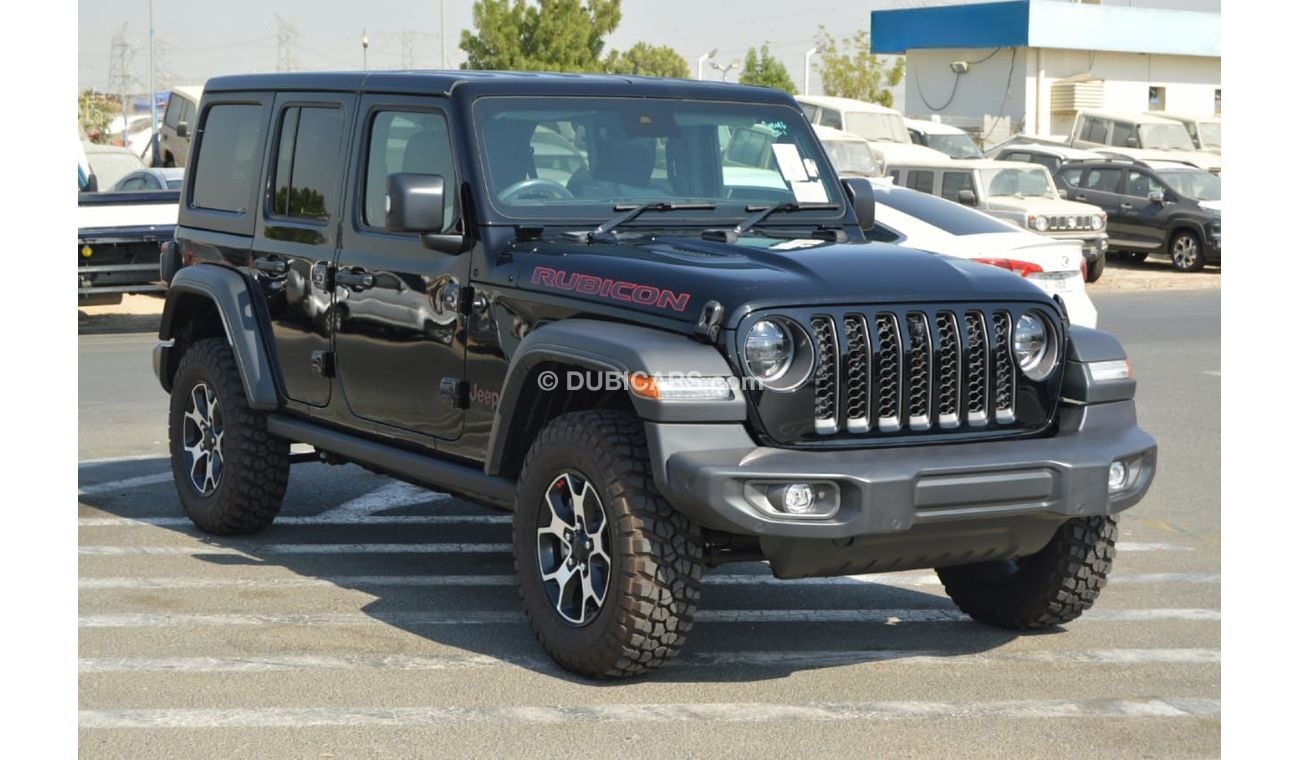 جيب رانجلر JEEP WRANGLER RUBICON 4WD-3.6L PETROL - AUTOMATIC TRANSMATION - BLACK