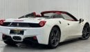 فيراري 488 2013 Ferrari 458 Spider, Ferrari Agency Full Service History, GCC