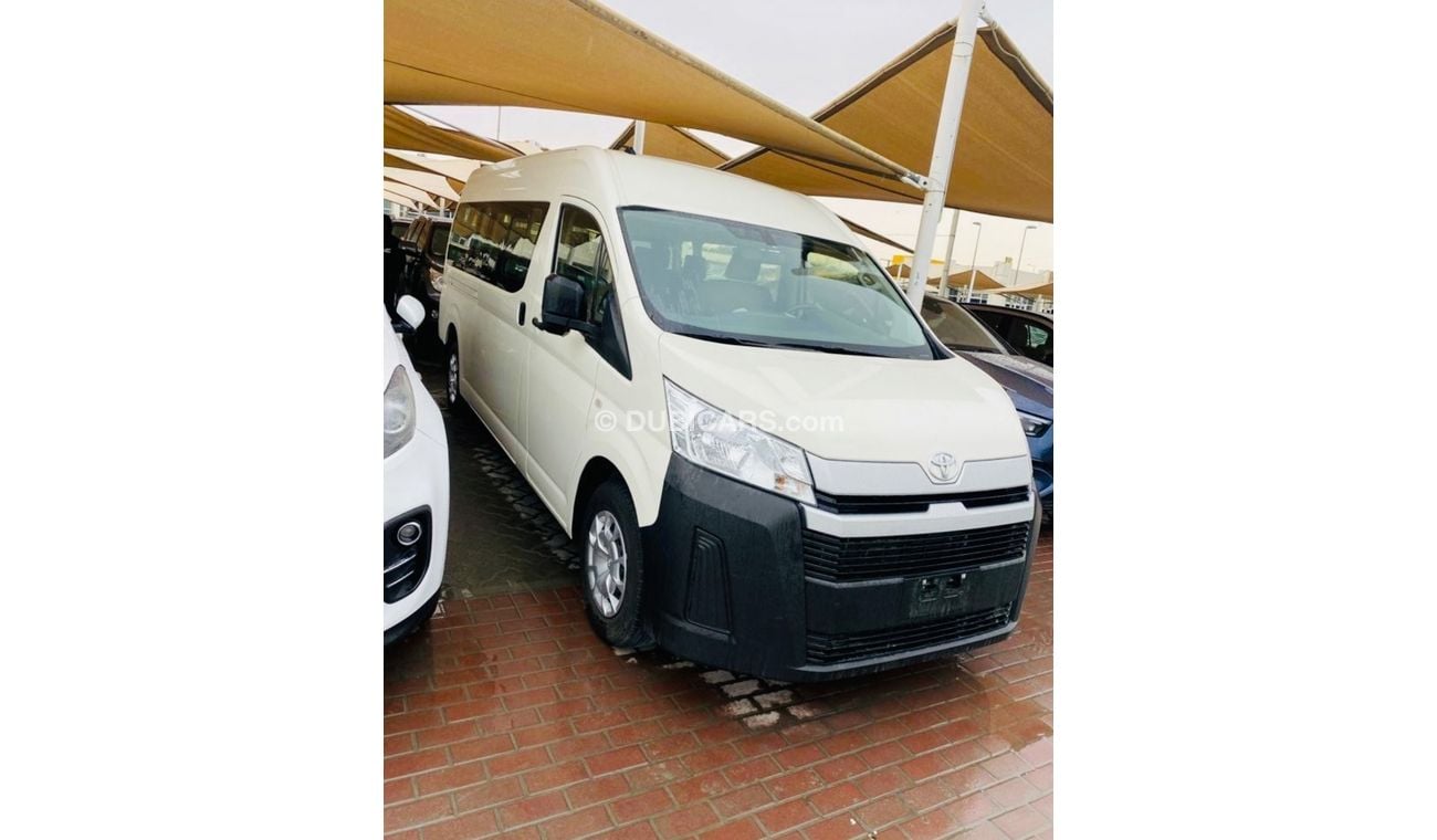 تويوتا هاياس Toyota hiace 2020 high roof passenger white color v6 LHD