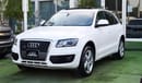 Audi Q5 Audi Q5 model 2009, GCC, panorama, white color, inside beige leather hatch, rear spoiler, sensors, c