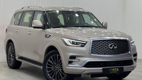 Infiniti QX80 Luxury 8st 5.6L 2022 Infiniti QX80 Luxury, 2027 Infiniti Warranty + Service Pack, Fully Loaded, 8 Se