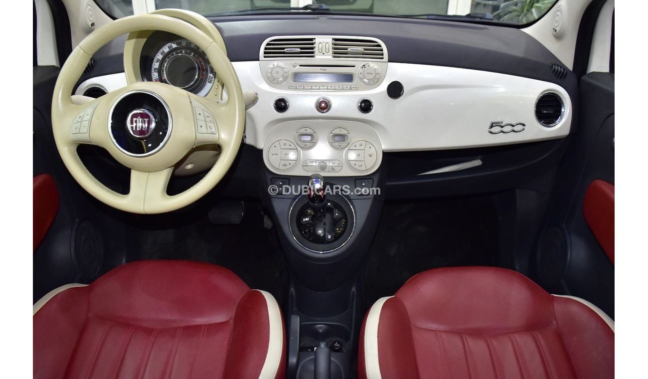 Fiat 500 EXCELLENT DEAL for our Fiat 500 ( 2015 Model ) in White Color GCC Specs