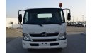 هينو 300 Hino 714 Cab chassis, model:2016. Only done 53000 km