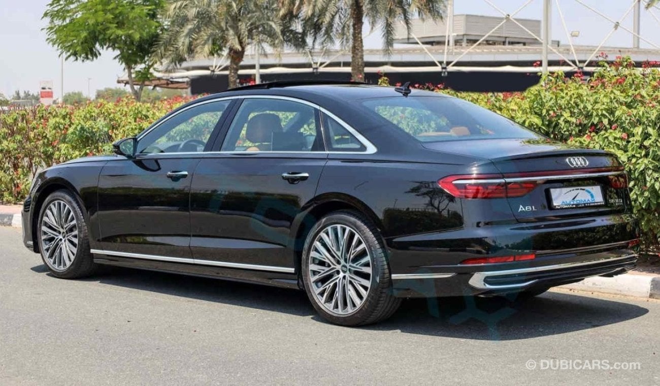 Audi A8 L 55 TFSI Quattro V6 3.0L AWD , 2023 GCC , With 2 Years Warranty & 4 Years Service @Official Dealer