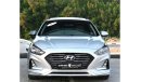 Hyundai Sonata Limited Hyundai Sonata 2019 GCC mid-range in excellent condition, inside and out