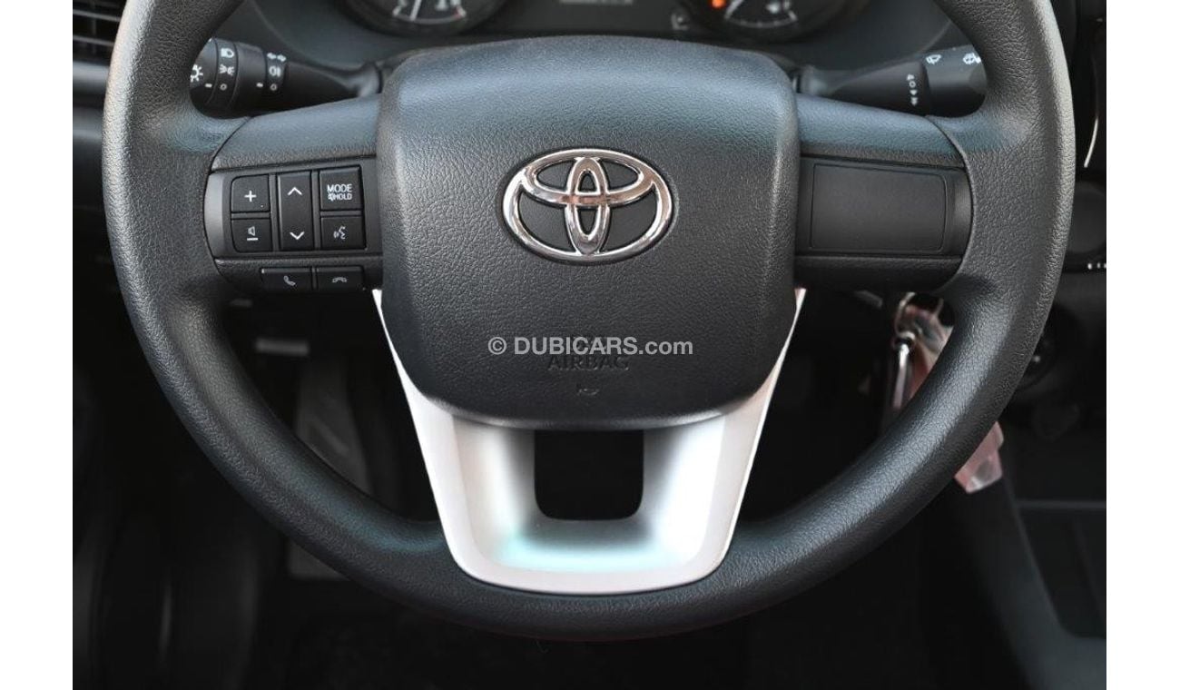 تويوتا هيلوكس 2024 TOYOTA HILUX DOUBLE CAB GL2 2.4L DIESEL 6-SEATER 4WD MANUAL TRANSMISSION