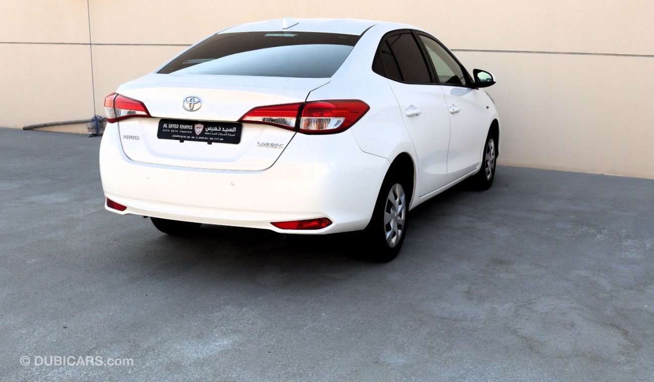 Toyota Yaris SE ACCIDENTS FREE- GCC - ORIGINAL PAINT - 1500 CC - PERFECT CONDITION INSIDE OUT