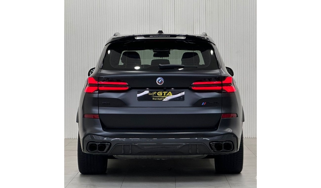 بي أم دبليو X5 M 2024 BMW X5 M60i xDrive, July 2028 BMW Warranty + Service Pack, Fully Loaded, Very Low Kms, GCC