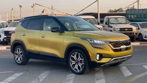 كيا سيلتوس 2021 Kia Seltos SX 1.6L Turbo - V4 AWD 4x4 - Full Option - Electric Leather Seats - Wirelss Charge &