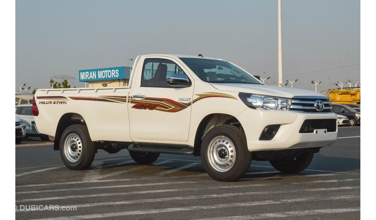 تويوتا هيلوكس TOYOTA HILUX GL 2.7L 4WD MT SINGLE CAB PICKUP 2024