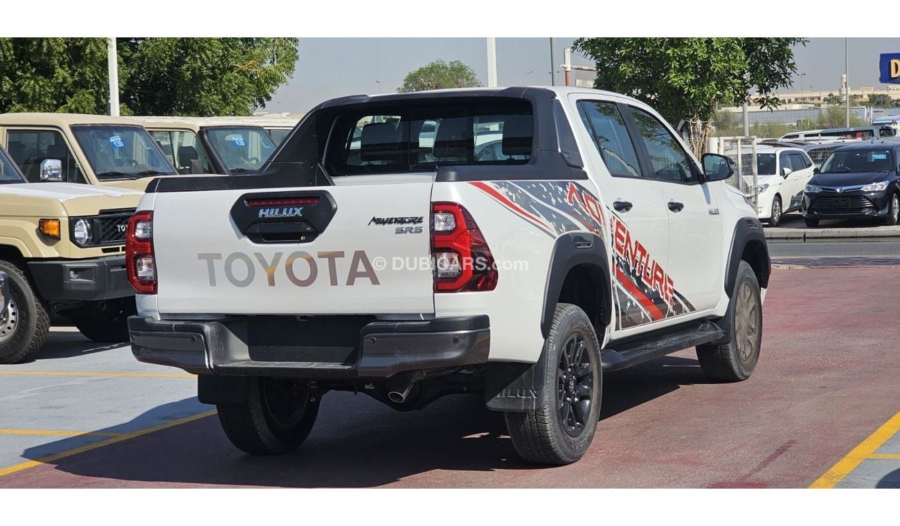 Toyota Hilux ADV 2.8L Adventure 2.8Ltr A/T 4X4 MY2024 GCC SPECS OMAN 360 CAMERA BEDLINER BLACK INTERIOR