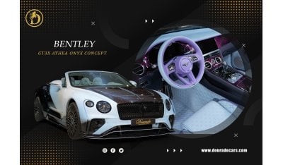 بنتلي كونتيننتال جي تي سي Onyx Concept GT3X Athea | 1 of 1 | 3-Year Warranty and Service