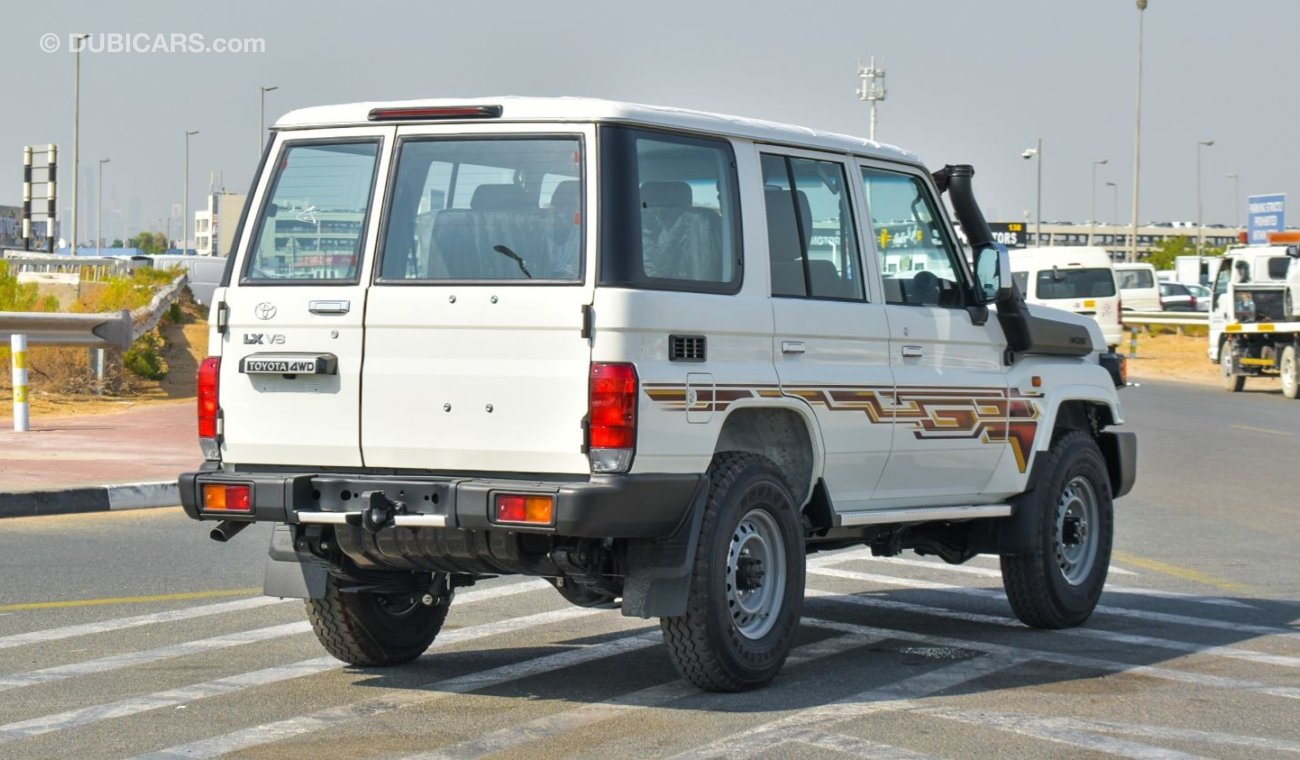 تويوتا لاند كروزر هارد توب Toyota Land Cruiser LC76 DSL 4.5L V8 | Hard Top | White | 2024 (Export)