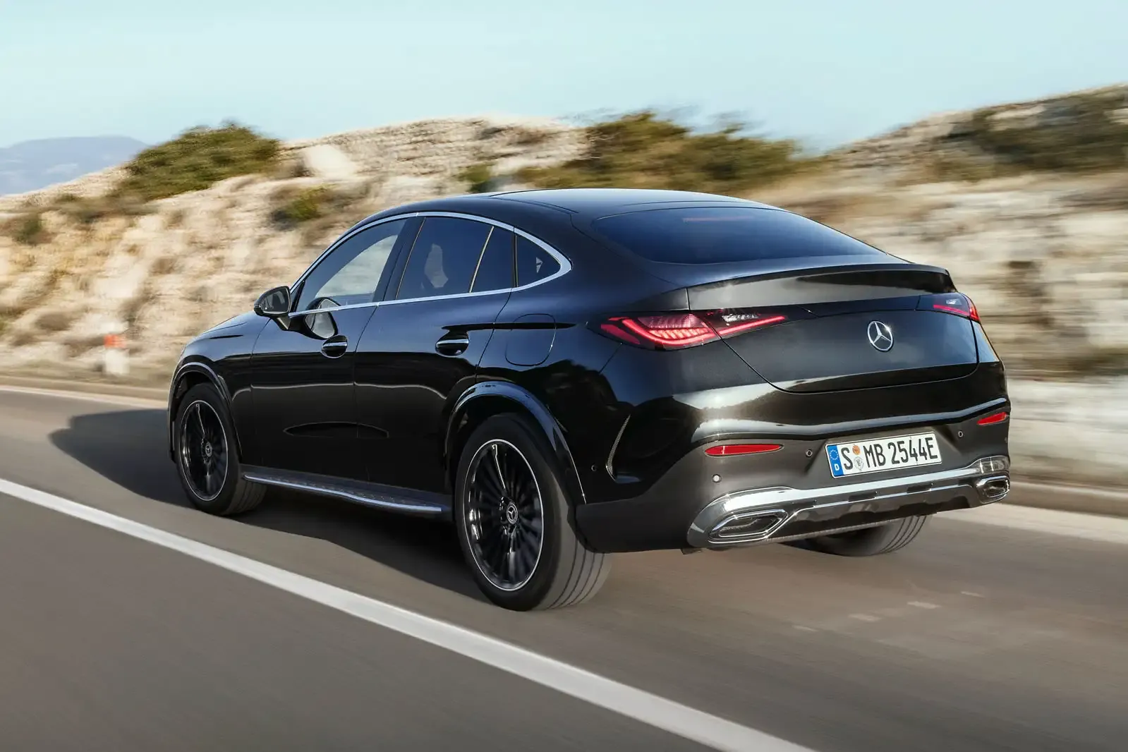 Mercedes-Benz GLC Coupe 63 AMG exterior - Rear Left Angled